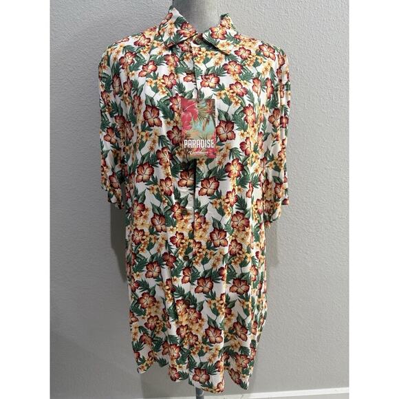 Carribean Other - NWT Caribbean Paradise Collection XL Men's Hawaiian Shirt 52" Chest